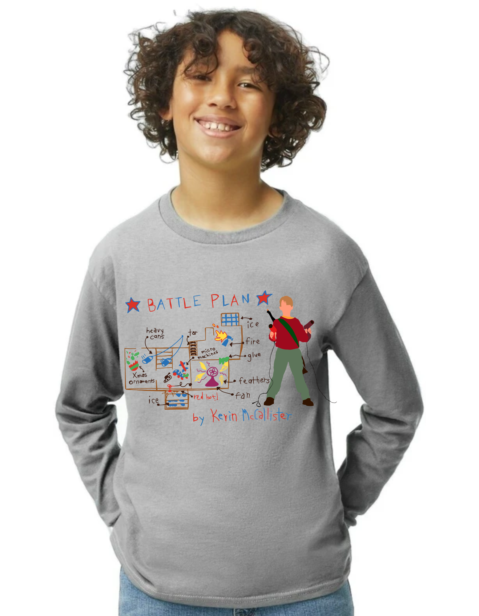 KIDS battle plan Long Sleeve