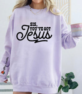 Sis, you’ve got Jesus CC sweatshirt