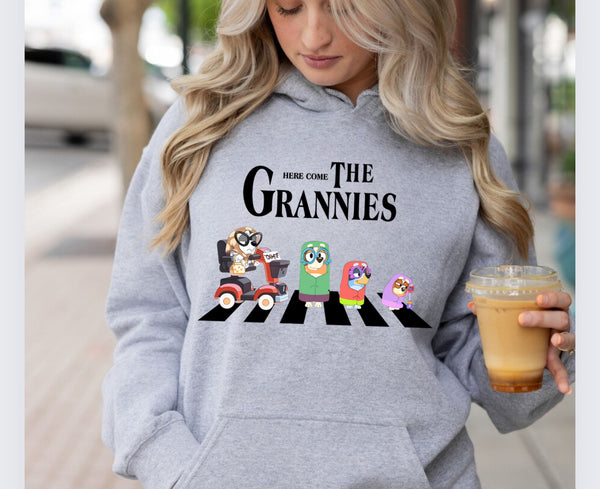 Here comes the grannies HOODIE OR SWEATSHIRT