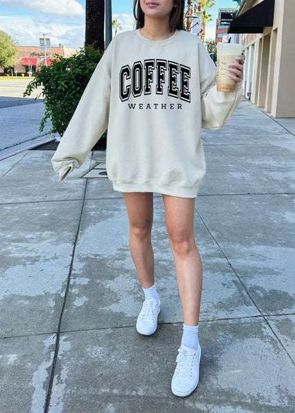 Coffee weather puff