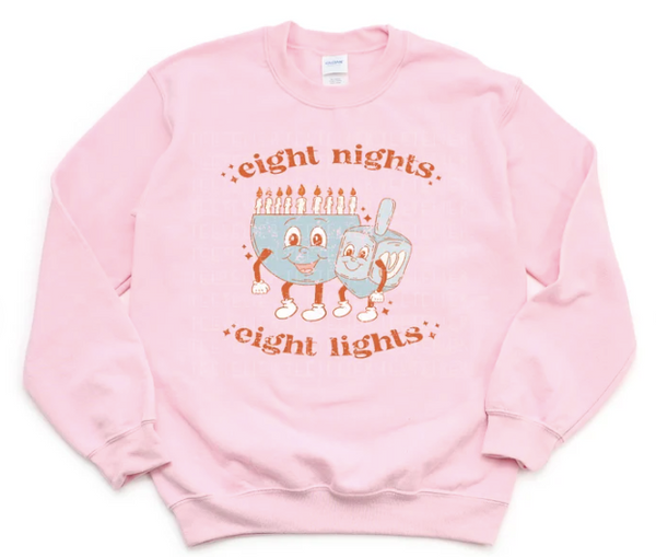 Eight Nights. Eight Lights Sweatshirt