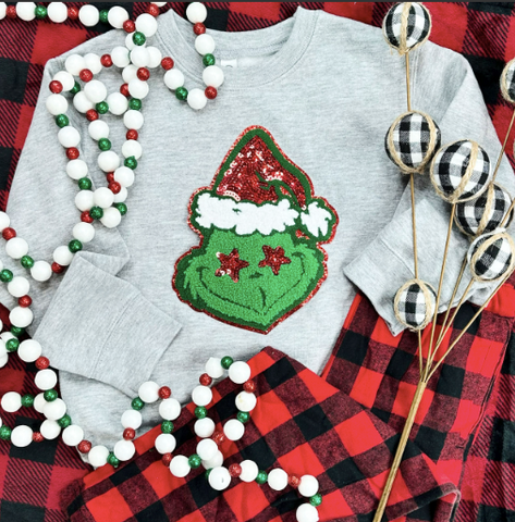YOUTH! Chenille Patch Sweatshirt