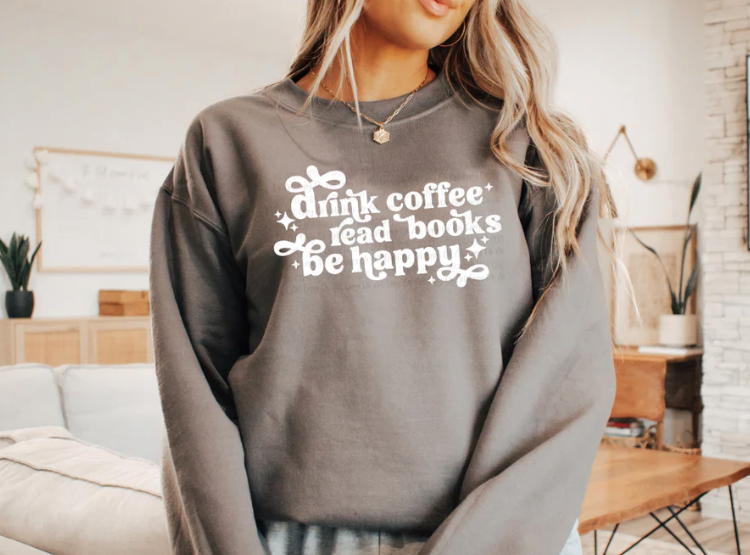 drink coffee read books
