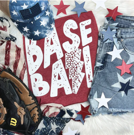 BASEBALL LIGHTENING BOLT