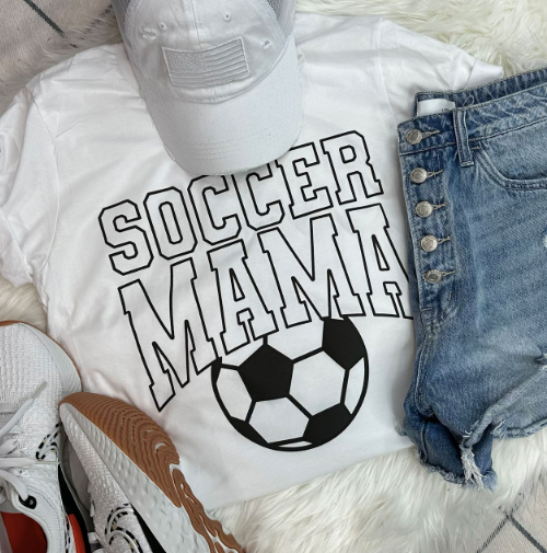 Soccer Mama Puff Print