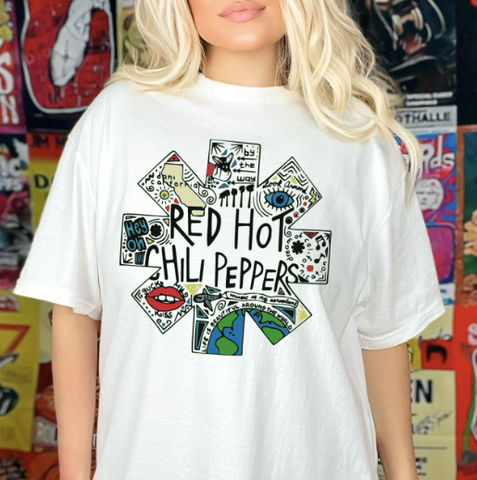 BAND TEE RED HOT